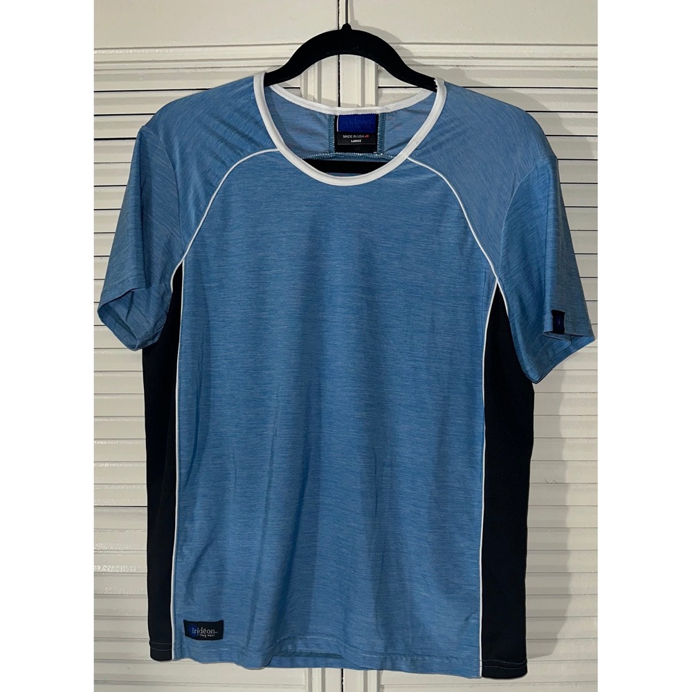Irideon Riding Wear Equestrian Short Sleeve Top Made In The USA Size‎ L
